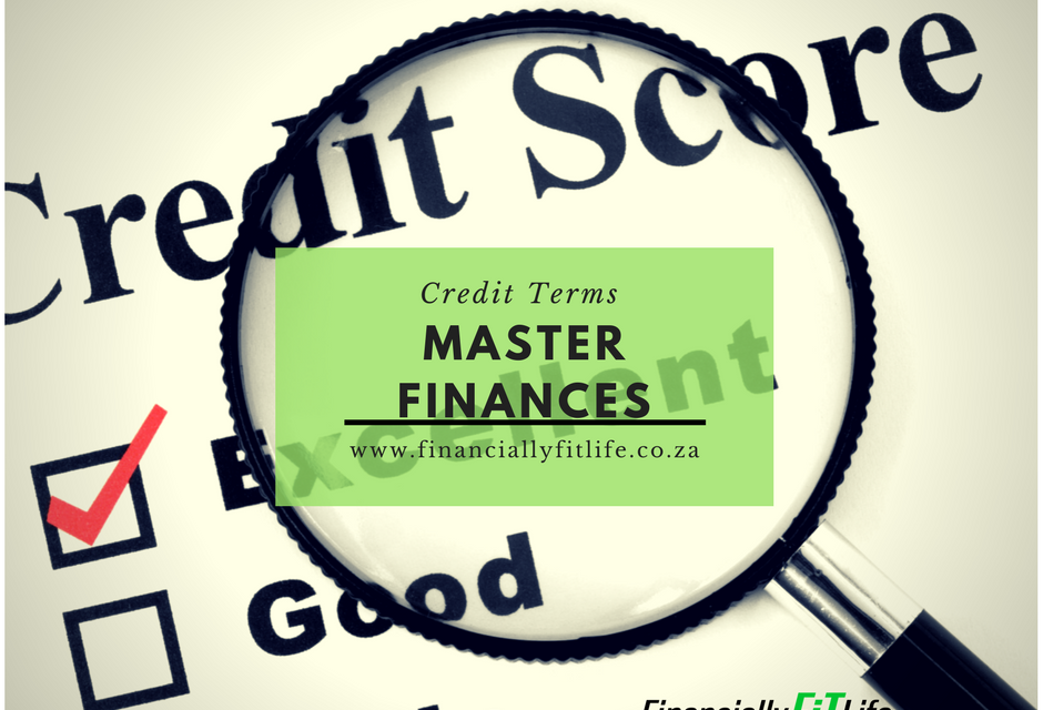 Master Finances: Credit Terms